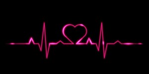 Cardiogram of love - vector illustration